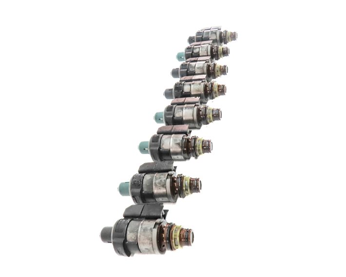 Thumbnail 4: 04-18 MERCEDES C CL E GL G ML S SLK 722.9 TRANSMISSION VALVE BODY SOLENOID SET-8