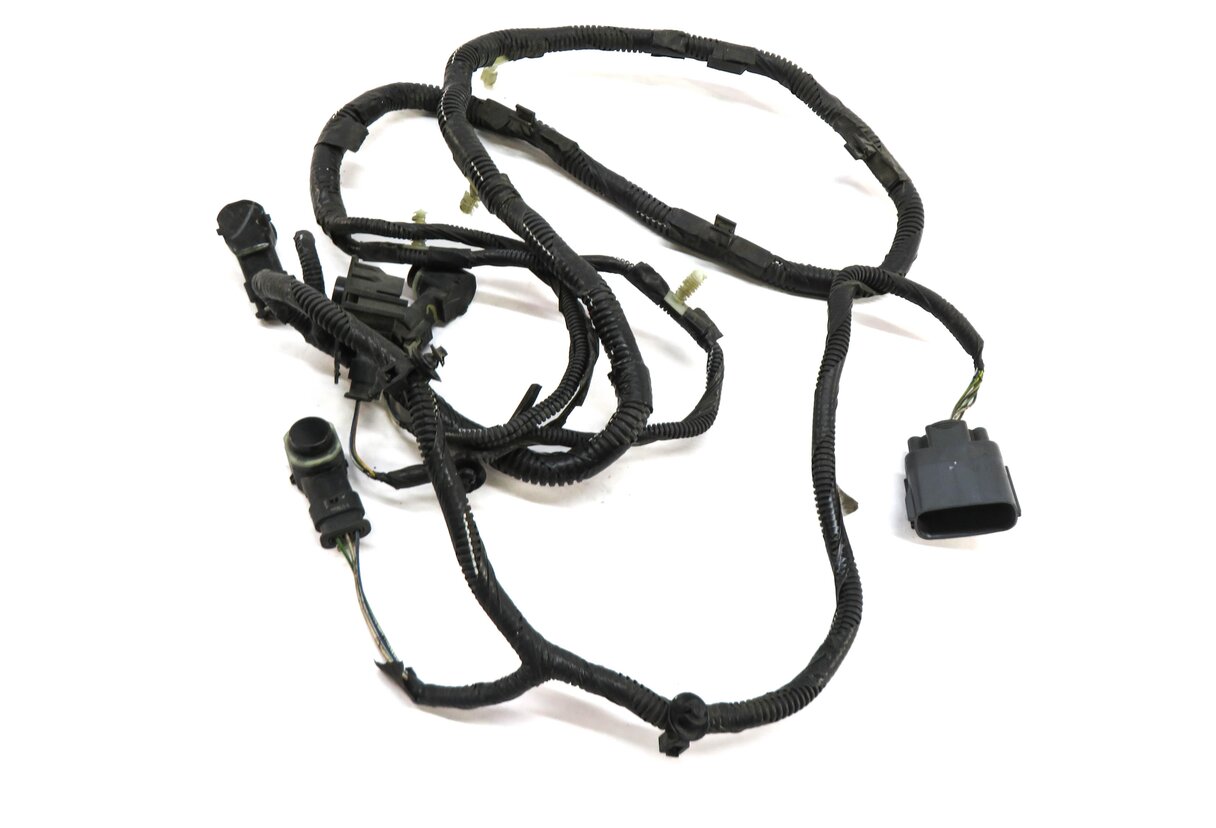 2014 RANGE ROVER (L405) REAR PDC PARK DISTANCE SENSOR SET w/ HARNESS (BLACK 820)