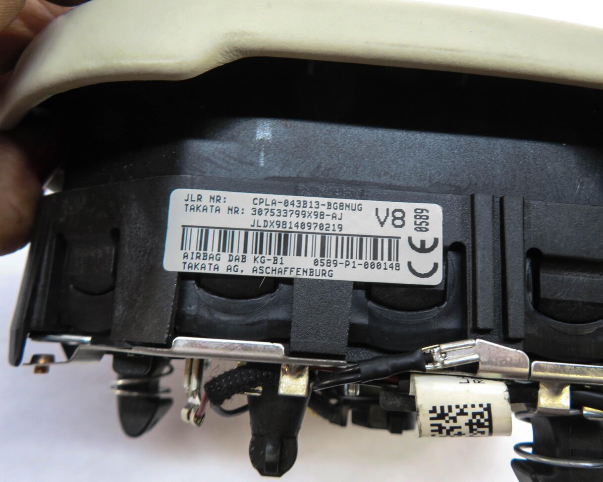 Thumbnail 6: 13-17 RANGE ROVER SPORT (L405 L494) 5.0L - STEERING WHEEL AIRBAG AIR BAG (IVORY)