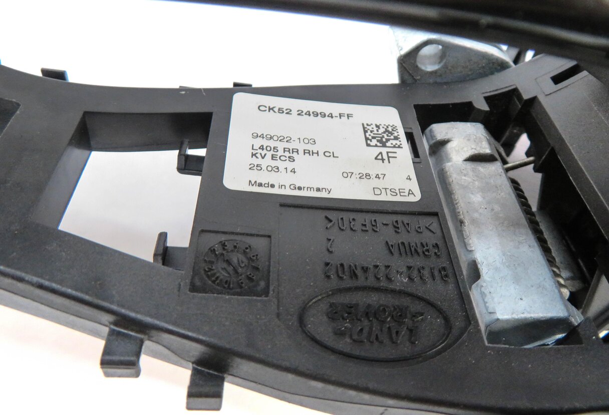Thumbnail 6: 12-17 RANGE ROVER SPORT EVOQUE (L405 L494) RIGHT REAR PASSIVE DOOR HANDLE BLACK