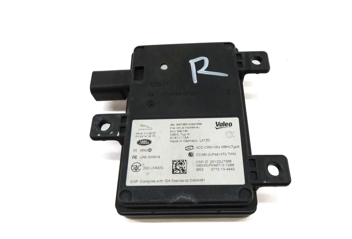 Thumbnail 2: 2014 RANGE ROVER (L405) RIGHT PASSENGER REAR BLIND SPOT RADAR SENSOR MODULE