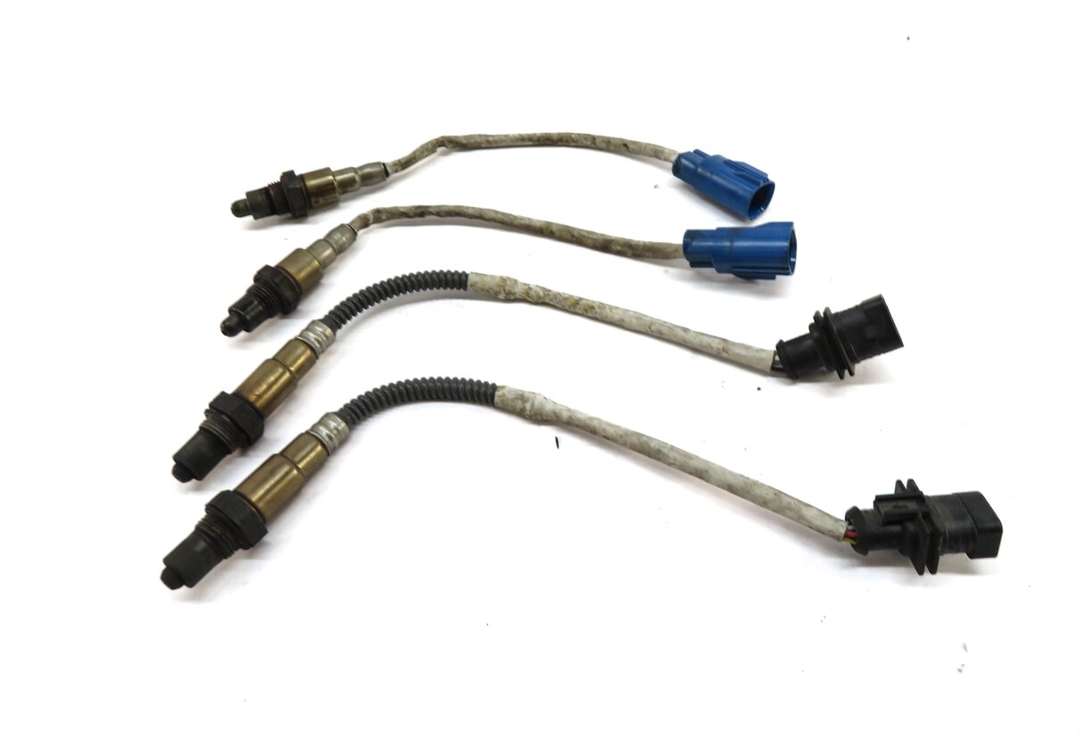 Thumbnail 2: 2014 RANGE ROVER (L405) 5.0L SUPERCHARGED PRE POST CAT O2 OXYGEN SENSOR SET-4