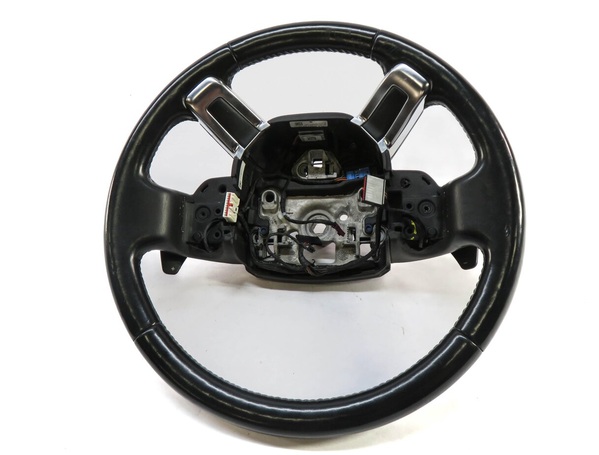Thumbnail 3: 13-21 DISCOVERY RANGE ROVER (L405 L462) HEATED STEERING WHEEL w/ PADDLES (BLACK)