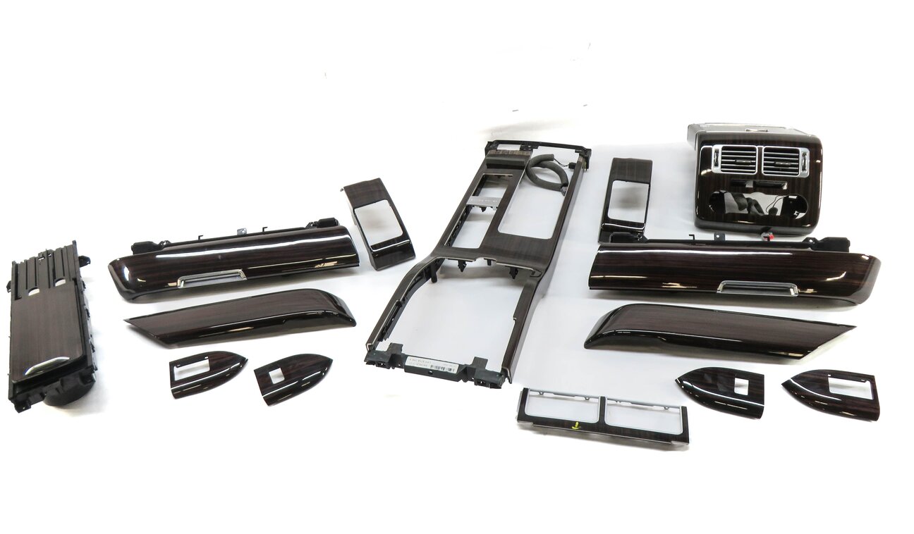 2014 RANGE ROVER (L405) DASH DOOR CONSOLE INTERIOR TRIM SET (MACASSAR WOOD)