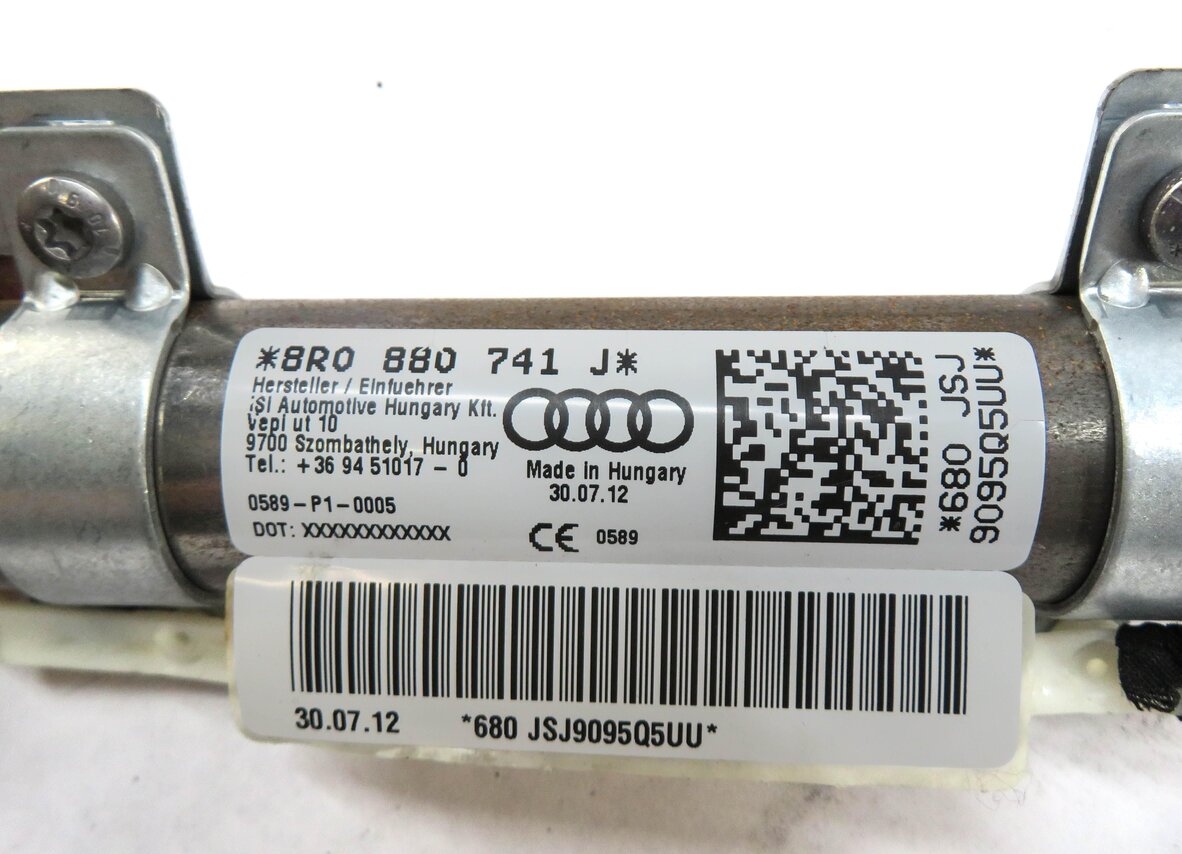 Thumbnail 5: 2013-2017 AUDI Q5 SQ5 (B8 8R) LEFT DRIVER ROOF SIDE CURTAIN AIRBAG AIR BAG