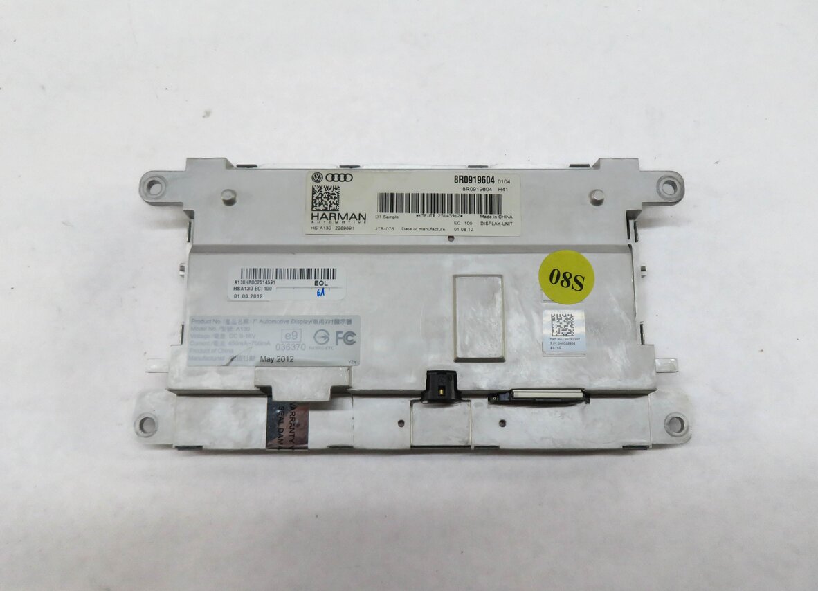Thumbnail 5: 2013-2017 AUDI A5 S5 Q5 Q7 (4L B8 8T 8R) GPS NAVIGATION MEDIA DISPLAY SCREEN 7"