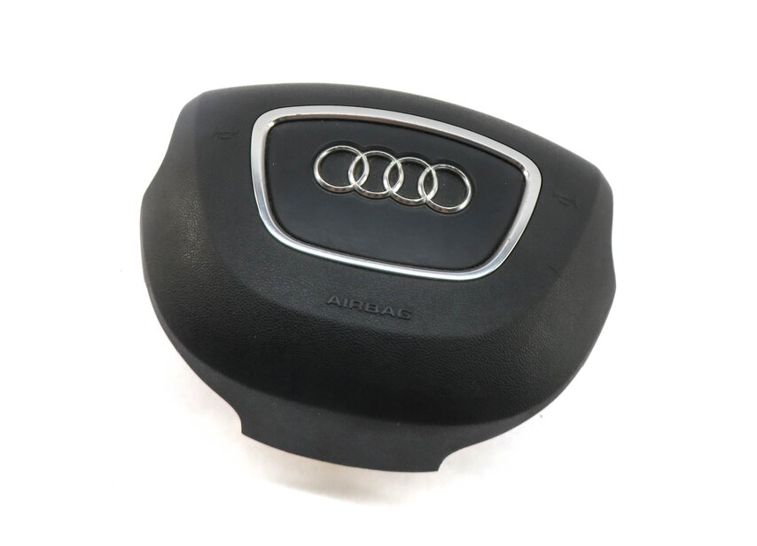 Thumbnail 1: 2013-2017 AUDI Q5 SQ5 (B8 8R) STEERING WHEEL AIRBAG AIR BAG (BLACK / NON SPORT)