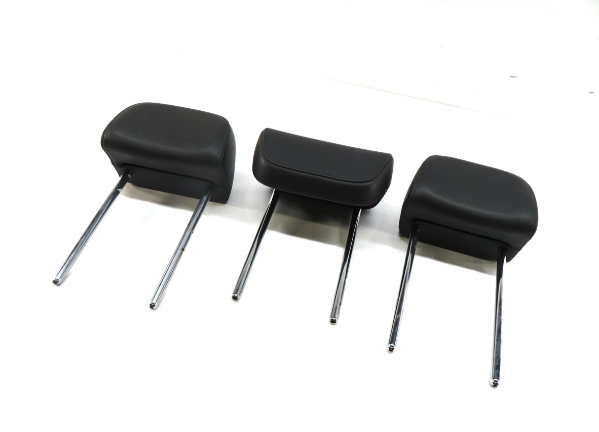 2013 AUDI Q5 (B8 8R) REAR SEAT LEFT CENTER RIGHT HEADREST SET-3 (BLACK)
