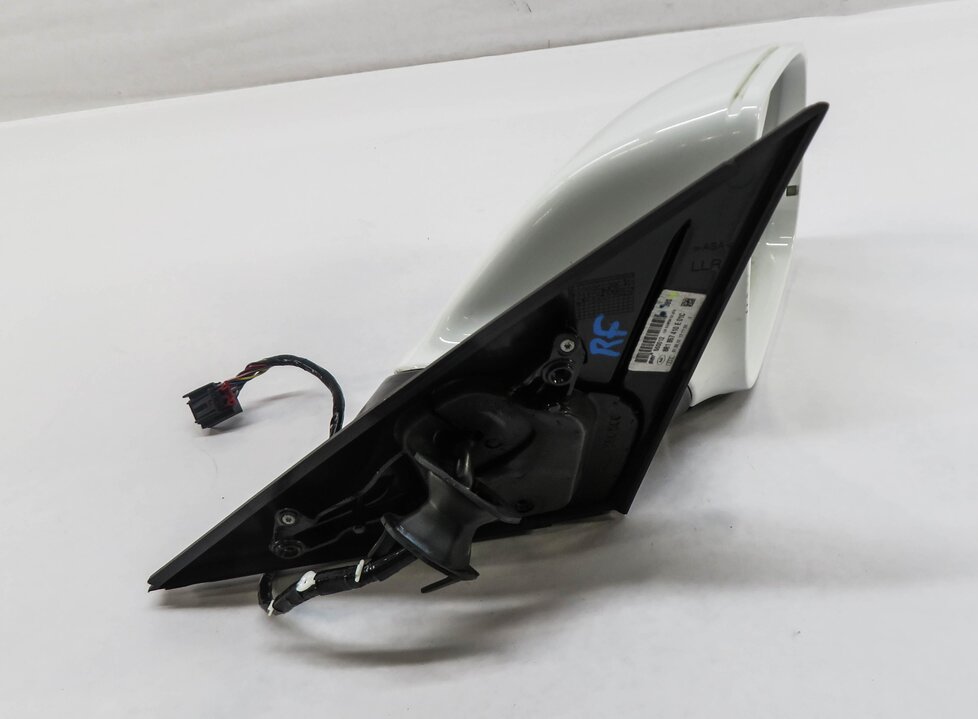 Thumbnail 4: 09-14 AUDI Q5 (8R) RIGHT P-FOLD HEAT AUTODIM MEMORY DOOR MIRROR w/ LIGHT (WHITE)