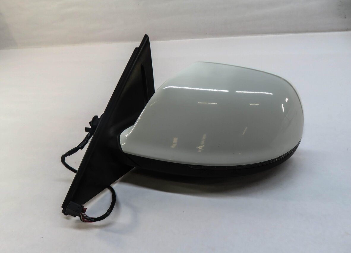 Thumbnail 5: 09-14 AUDI Q5 (8R) LEFT P-FOLD HEAT AUTODIM MEMORY DOOR MIRROR w/ LIGHT (WHITE)