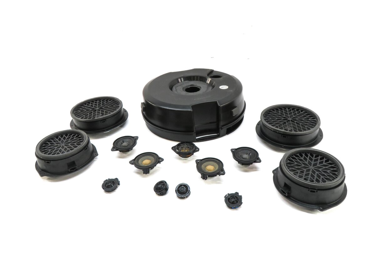 Thumbnail 15: 2013 AUDI Q5 (B8 8R) RADIO STEREO BANG & OLUFSEN AUDIO SUB SUBWOOFER SPEAKER SET
