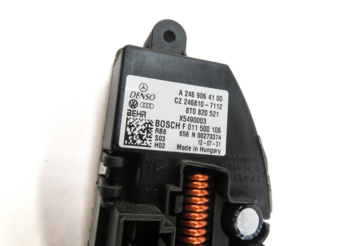 Thumbnail 4: 2013 AUDI Q5 (B8 8R) FRONT HEATER A/C BLOWER MOTOR RESISTOR