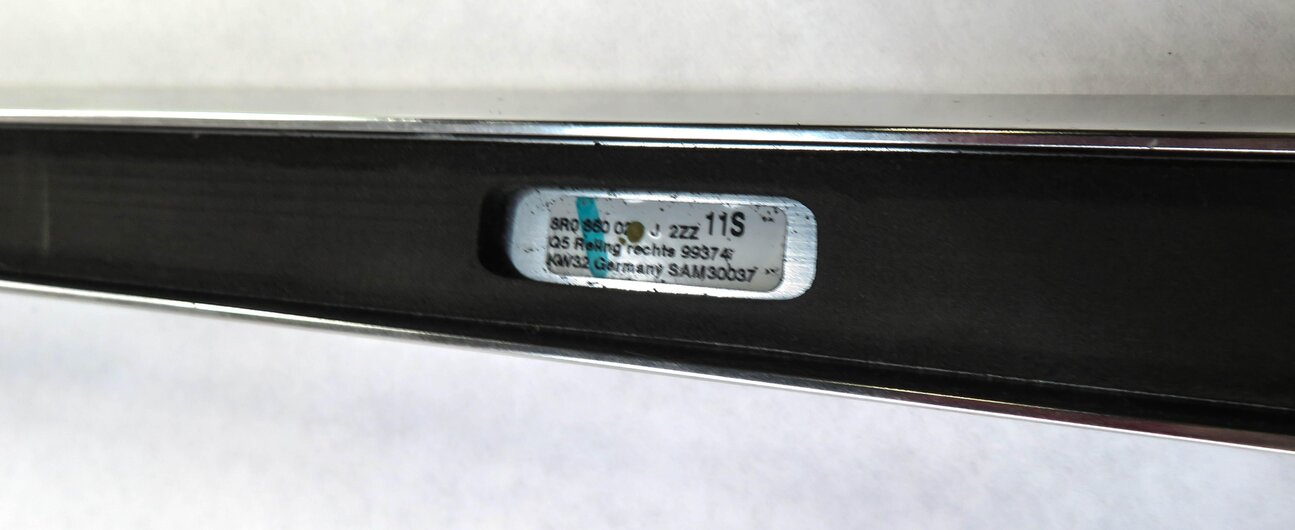Thumbnail 5: 2013 AUDI Q5 (B8 8R) LEFT & RIGHT ROOF RACK LUGGAGE CARGO RAIL SET-2