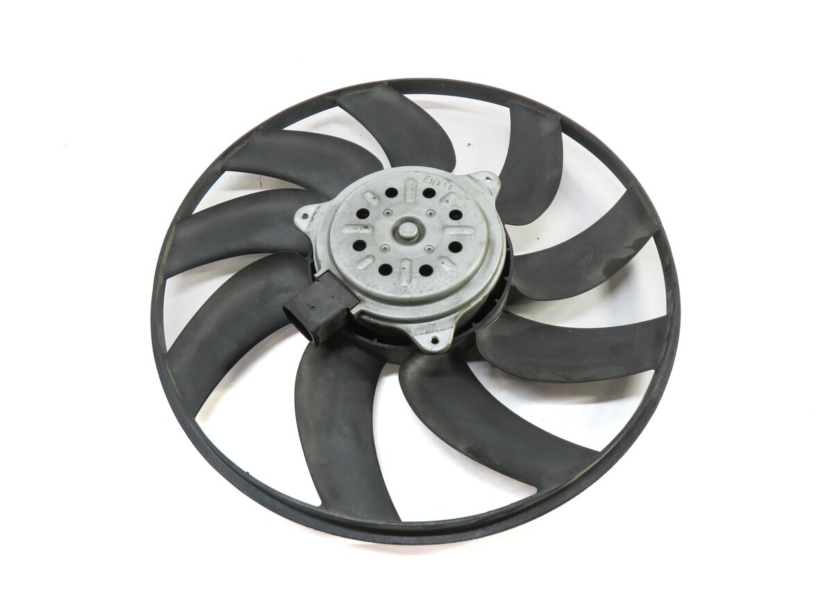 Thumbnail 3: 09-17 AUDI A4 A5 Q5 S4 (B8 8T 8R) RADIATOR COOLING FAN MOTOR w/ BLADE (350mm)