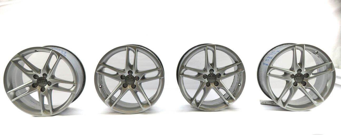 2013-2017 AUDI Q5 (B8 8R) 19x8 5-SPOKE ALUMINUM ALLOY WHEEL RIM SET-4