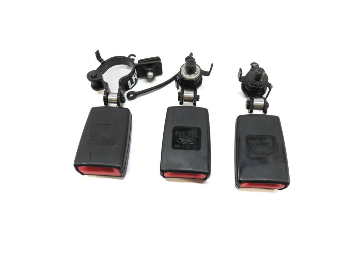 Thumbnail 3: 2008 RANGE ROVER SPORT L320 REAR LEFT RIGHT CENTER 2ND ROW SEATBELT BUCKLE BLACK