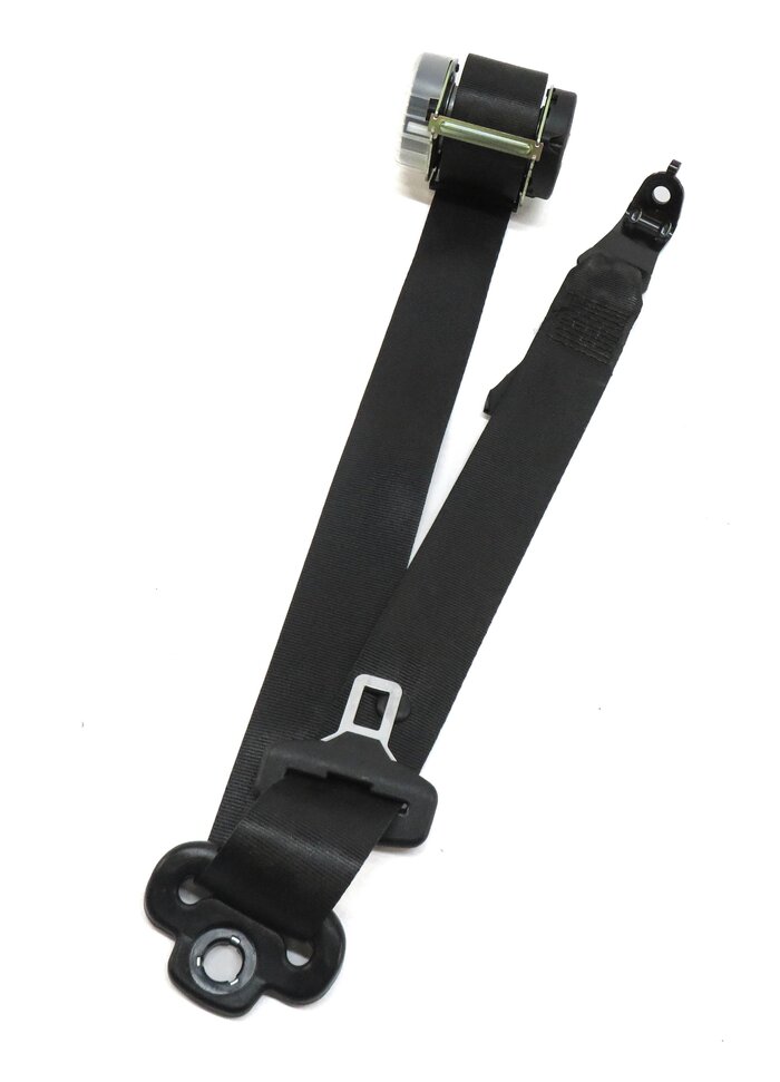 2008 RANGE ROVER SPORT (L320) REAR LEFT 2ND ROW SEATBELT RETRACTOR (BLACK)