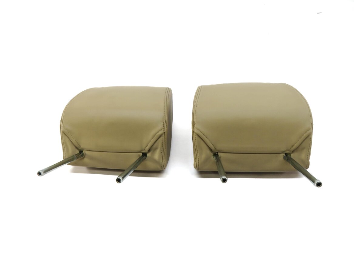 Thumbnail 2: 2008 RANGE ROVER SPORT (L320) FRONT LEFT & RIGHT SEAT HEADREST (IVORY LEATHER)