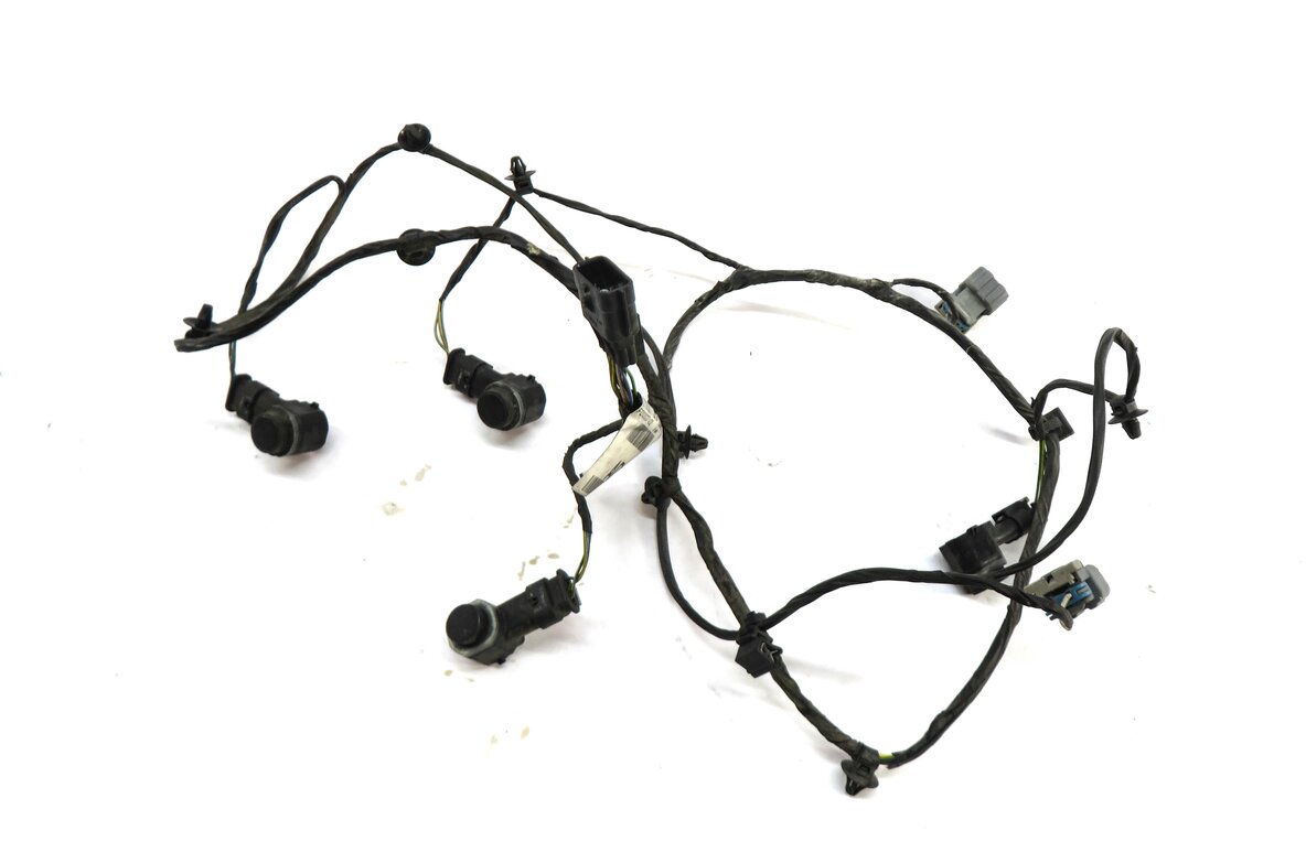 Thumbnail 2: 2015 RANGE ROVER EVOQUE (L538) REAR PDC PARK SENSOR SET w/ HARNESS (BLACK)
