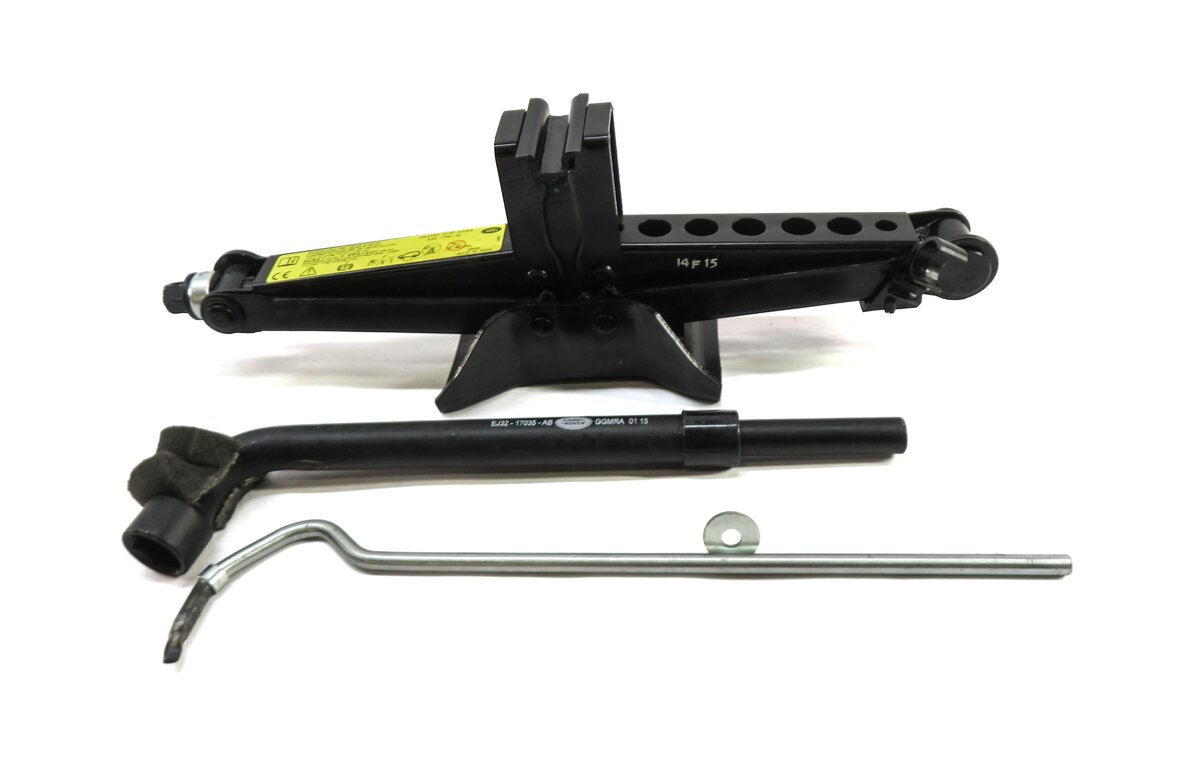 Thumbnail 2: 12-19 RANGE ROVER EVOQUE (L538) EMERGENCY SPARE TIRE JACK WRENCH TOOL KIT SET