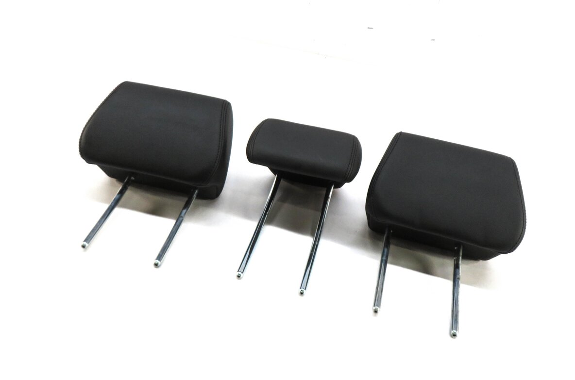 2015 RANGE ROVER EVOQUE (L538) REAR SEAT LEFT CENTER RIGHT HEADREST SET (BLACK)
