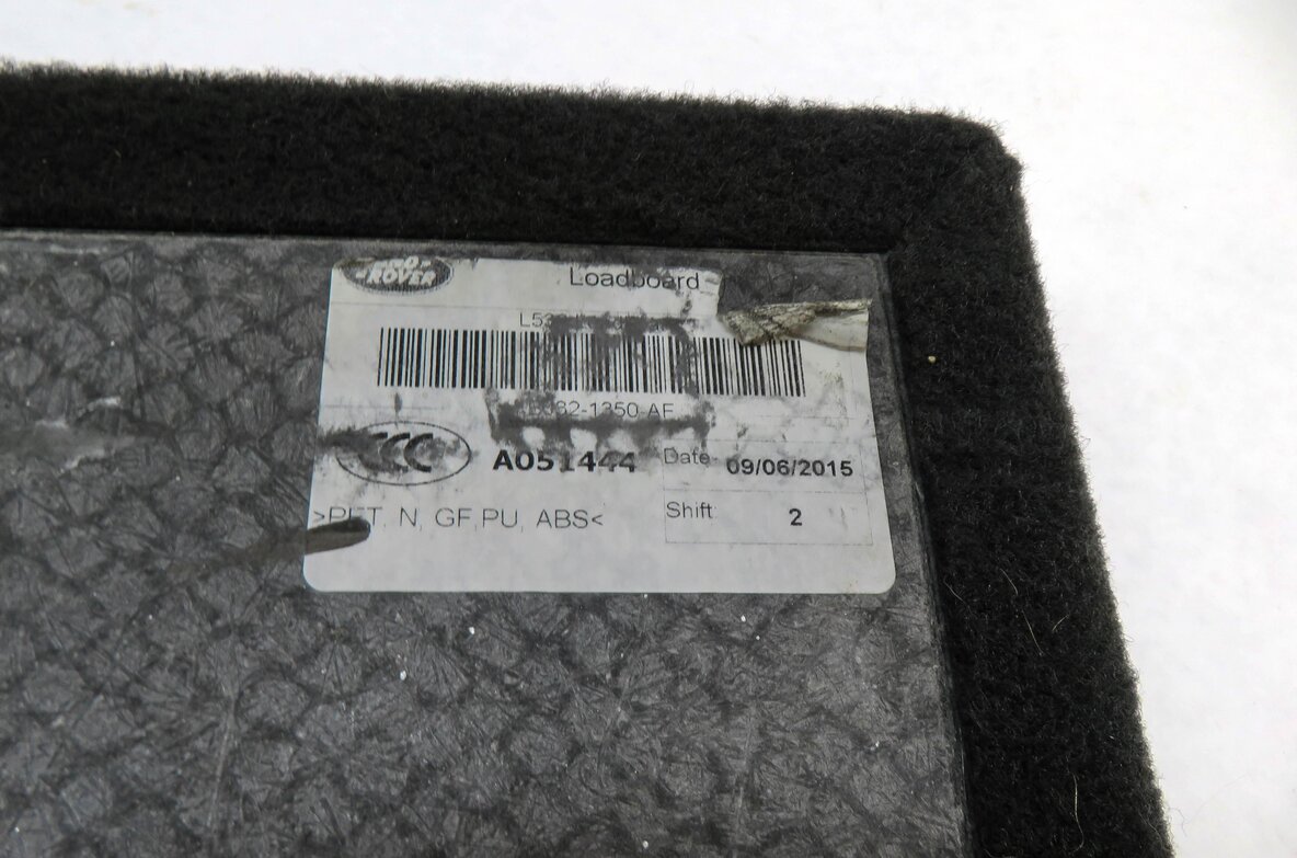 Thumbnail 5: 2015 RANGE ROVER EVOQUE (L538) REAR TRUNK HATCH SPARE TIRE COVER LID CARPET