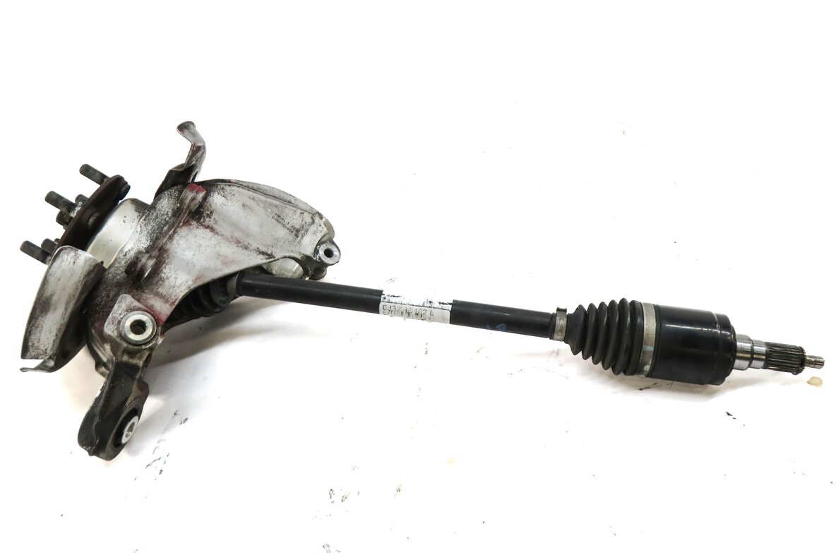 Thumbnail 5: 12-19 RANGE ROVER EVOQUE (L538) LEFT DRIVER REAR SPINDLE KNUCKLE w/ AXLE SHAFT
