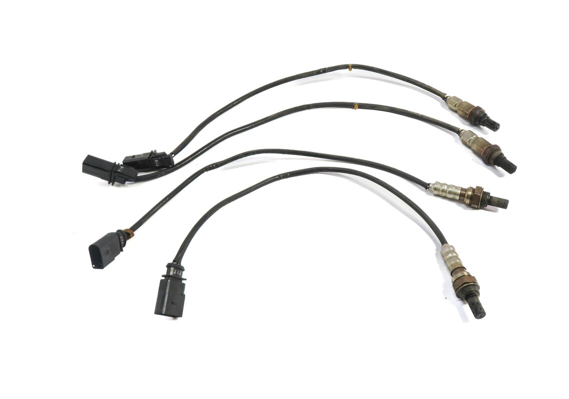 Thumbnail 2: 2013 AUDI S4 (B8 8K) 3.0L SUPER PRE POST CAT O2 OXYGEN LAMBDA PROBE SENSOR SET