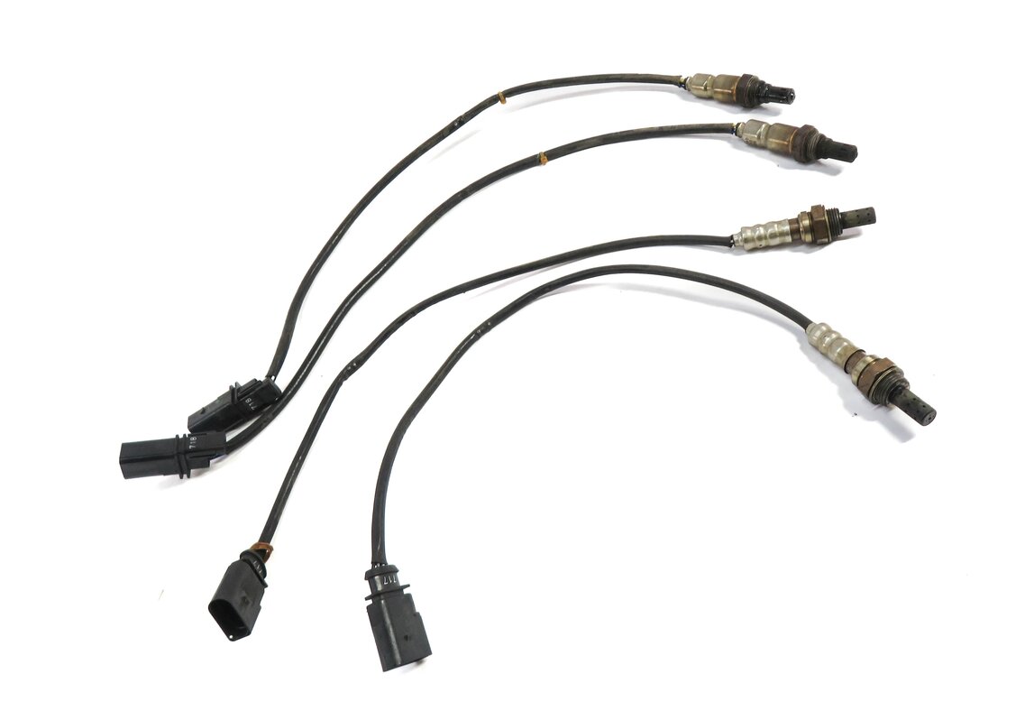 Thumbnail 3: 2013 AUDI S4 (B8 8K) 3.0L SUPER PRE POST CAT O2 OXYGEN LAMBDA PROBE SENSOR SET