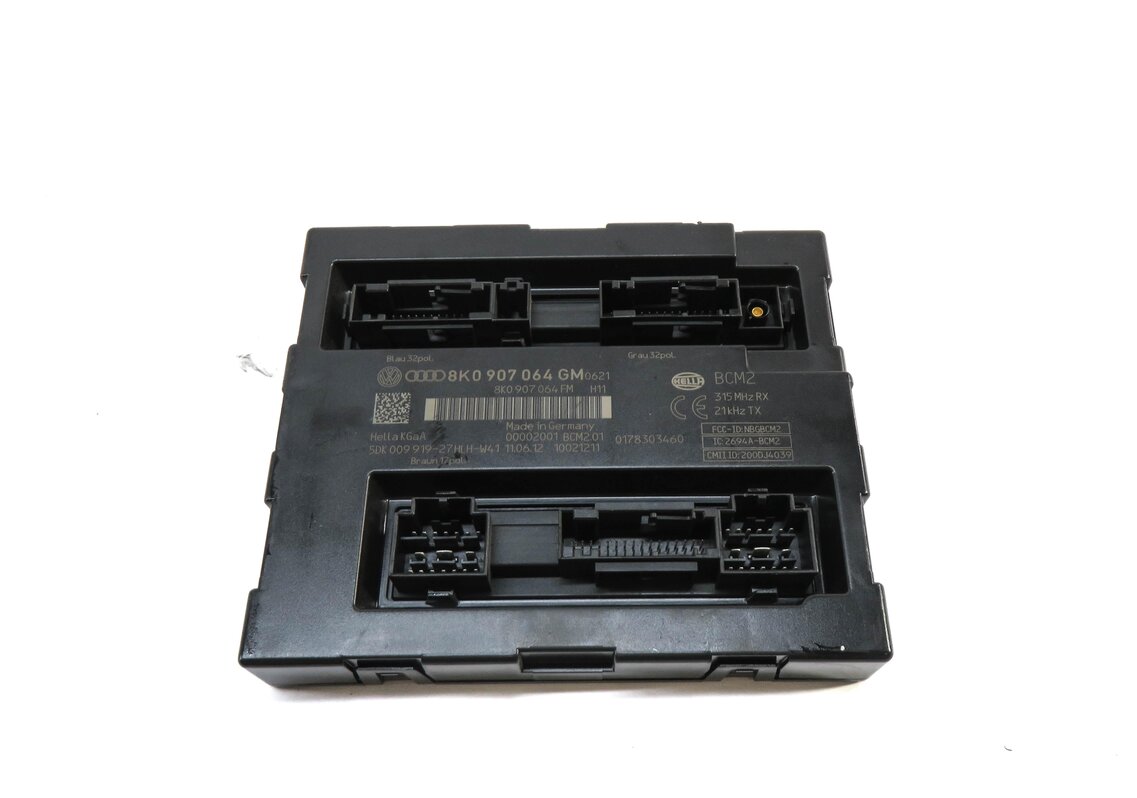 Thumbnail 12: 13-14 AUDI S4 (B8 8K) 3.0L CGXC ENGINE BCM GATEWAY IMMOBILIZER MODULE KEY SET