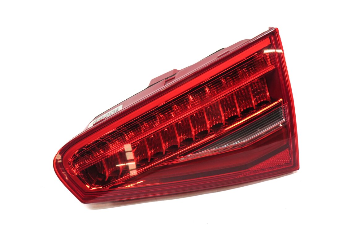 13-16 AUDI A4 S4 B8 8K REAR RIGHT PASSENGER INNER TRUNK TAILLIGHT LIGHT LAMP LED