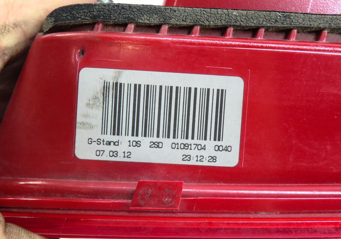 Thumbnail 5: 13-16 AUDI A4 S4 B8 8K REAR RIGHT PASSENGER INNER TRUNK TAILLIGHT LIGHT LAMP LED