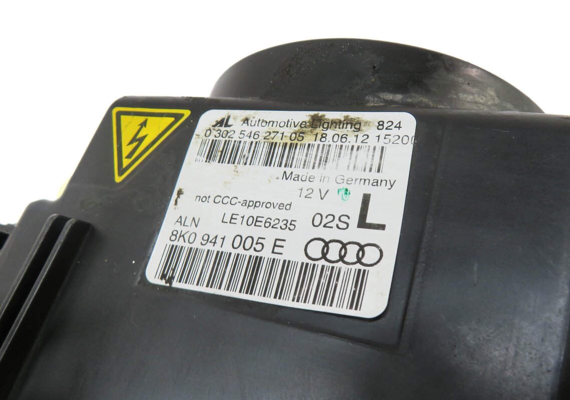 Thumbnail 8: 13-16 AUDI A4 S4 (B8 8K) LEFT DRIVER XENON HID HEADLIGHT LIGHT LAMP (NON AFS)