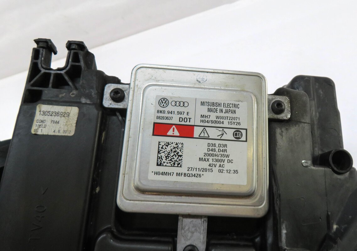 Thumbnail 6: 2013-2016 AUDI A4 S4 (B8 8K) RIGHT - XENON HID HEADLIGHT LIGHT LAMP (NON AFS)