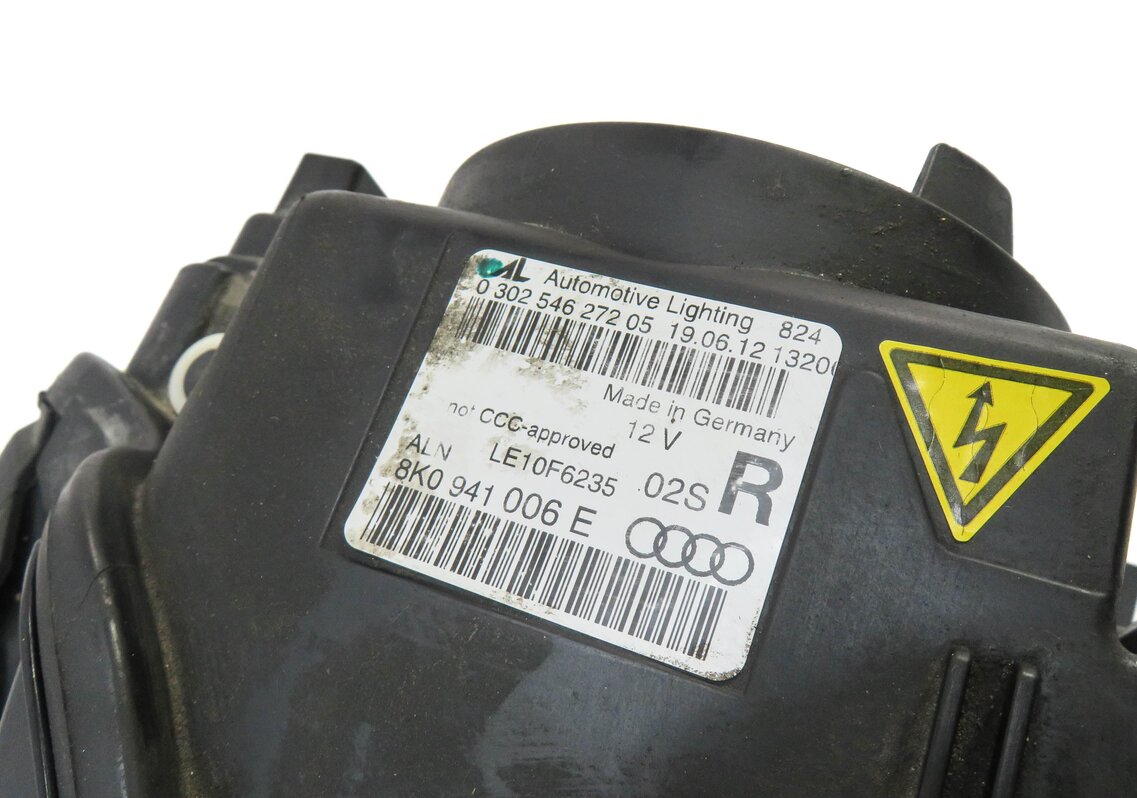 Thumbnail 8: 2013-2016 AUDI A4 S4 (B8 8K) RIGHT - XENON HID HEADLIGHT LIGHT LAMP (NON AFS)
