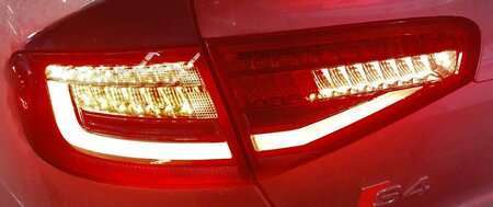Thumbnail 2: 13-16 AUDI A4 S4 (B8 8K) REAR LEFT DRIVER INNER TRUNK TAILLIGHT LIGHT LAMP - LED
