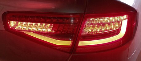 Thumbnail 2: 13-16 AUDI A4 S4 B8 8K REAR RIGHT PASSENGER OUTER TAILLIGHT BRAKE LIGHT LAMP LED