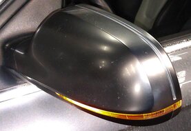 Thumbnail 2: 10-16 AUDI S4 (B8 8K) RIGHT MANUAL FOLD HEATED AUTODIM DOOR MIRROR (ALUMINUM)