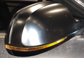 Thumbnail 3: 10-16 AUDI S4 (B8 8K) RIGHT MANUAL FOLD HEATED AUTODIM DOOR MIRROR (ALUMINUM)