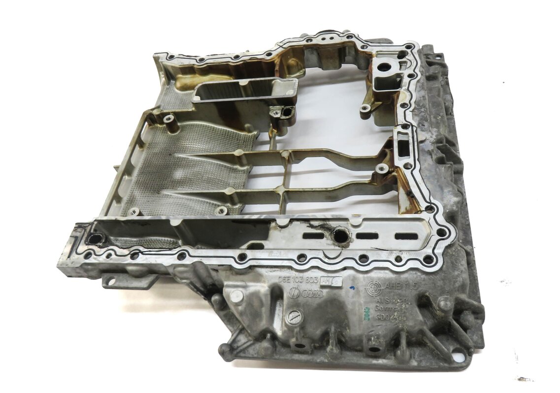 Thumbnail 2: 2013 AUDI S4 (B8 8K) 3.0L CGXC SUPERCHARGED ENGINE UPPER OIL PAN CRADLE