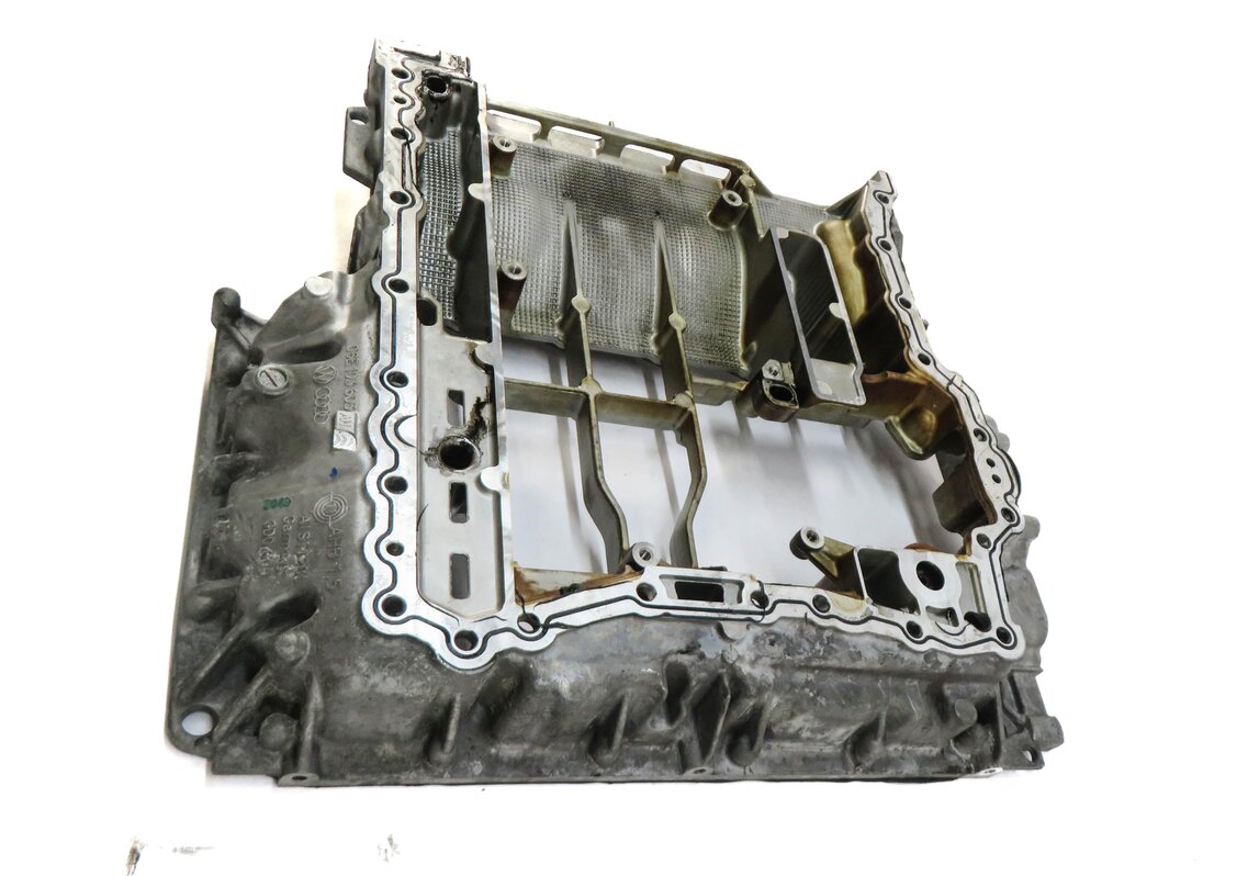 Thumbnail 3: 2013 AUDI S4 (B8 8K) 3.0L CGXC SUPERCHARGED ENGINE UPPER OIL PAN CRADLE