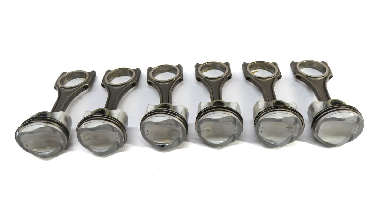 Thumbnail 4: 09-17 AUDI A6 A7 A8 Q5 Q7 S4 S6 Q5 TOUAREG - 3.0L SUPERCHARGED ENGINE PISTON SET