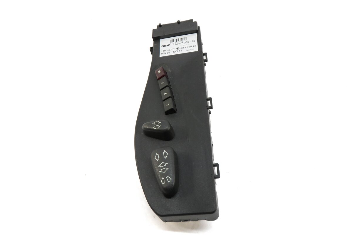 Thumbnail 2: 2003 BMW Z4 (E85) LEFT FRONT DRIVER MEMORY SEAT ADJUSTMENT ADJUST SWITCH BUTTON