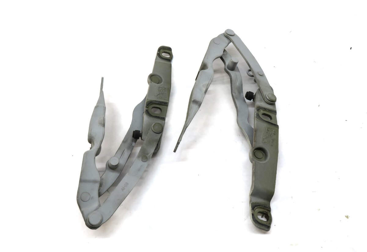 Thumbnail 3: 2003-2008 BMW Z4 (E85) ROADSTER - LEFT & RIGHT REAR TRUNK HINGE SET (SILVER 354)