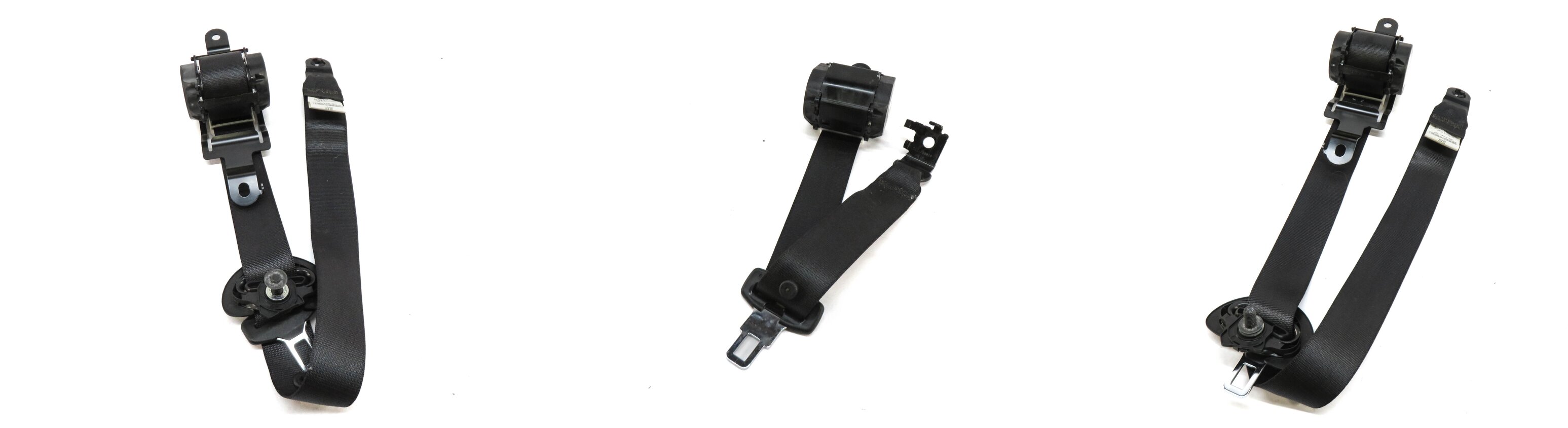 2013 BMW X5 (E70) REAR 2nd SECOND ROW SEAT SEATBELT RETRACTOR SET-3 (BLACK)