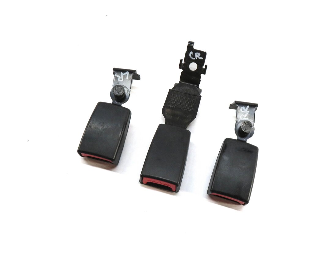 2013 BMW X5 (E70) REAR 2nd SECOND ROW SEAT SEATBELT BUCKLE RECEIVER SET (BLACK)