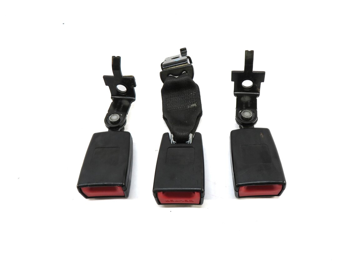 Thumbnail 3: 2013 BMW X5 (E70) REAR 2nd SECOND ROW SEAT SEATBELT BUCKLE RECEIVER SET (BLACK)