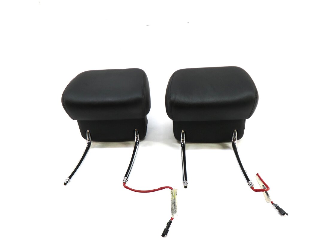 Thumbnail 2: 2010-2014 BMW X5 X6 (E70 E71 E72) FRONT LEFT & RIGHT SEAT HEADREST SET-2 (BLACK)