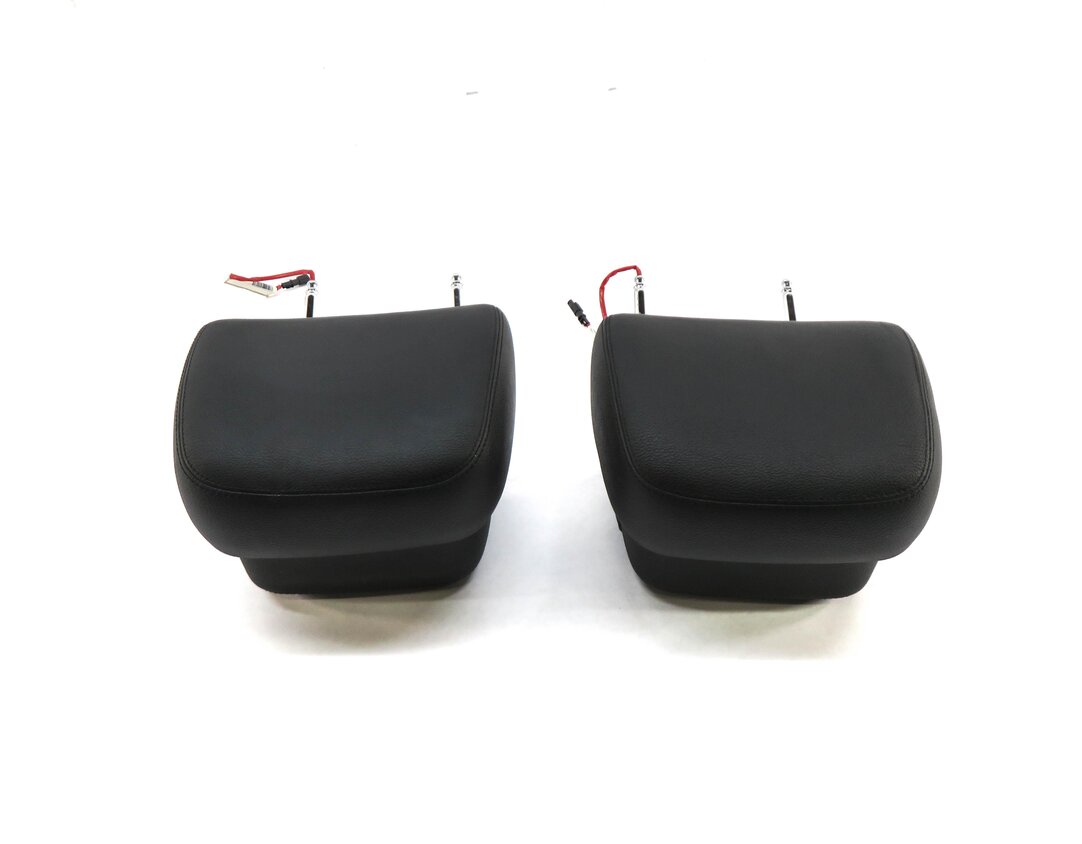 Thumbnail 3: 2010-2014 BMW X5 X6 (E70 E71 E72) FRONT LEFT & RIGHT SEAT HEADREST SET-2 (BLACK)