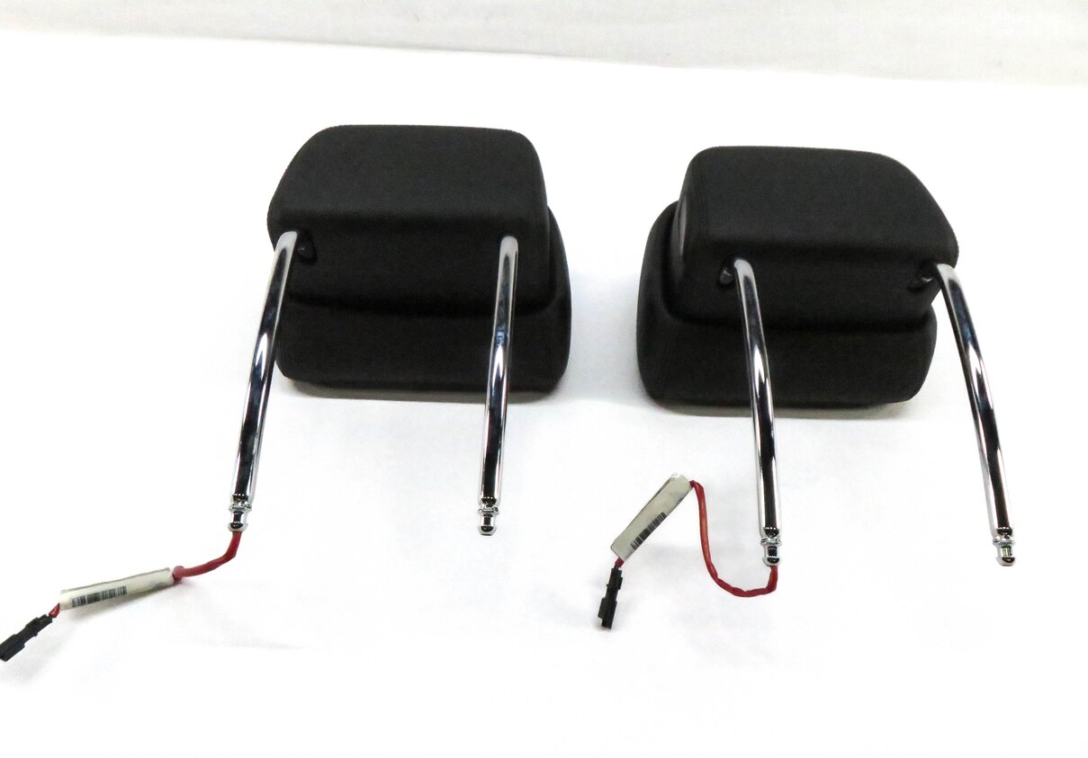 Thumbnail 5: 2010-2014 BMW X5 X6 (E70 E71 E72) FRONT LEFT & RIGHT SEAT HEADREST SET-2 (BLACK)